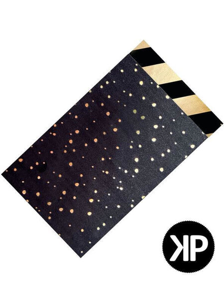 Cadeauzakjes Gouden stippen 5x