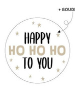 Sluitsticker Happy ho ho 10x