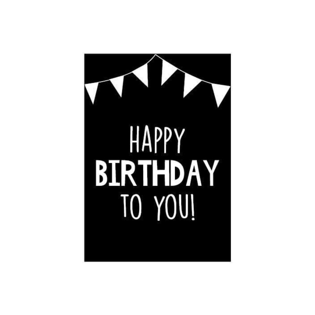 Cadeaulabel Happy birthday 5x