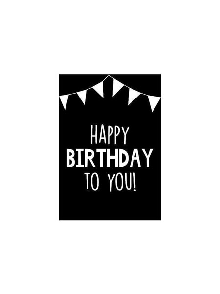 Cadeaulabel Happy birthday 5x
