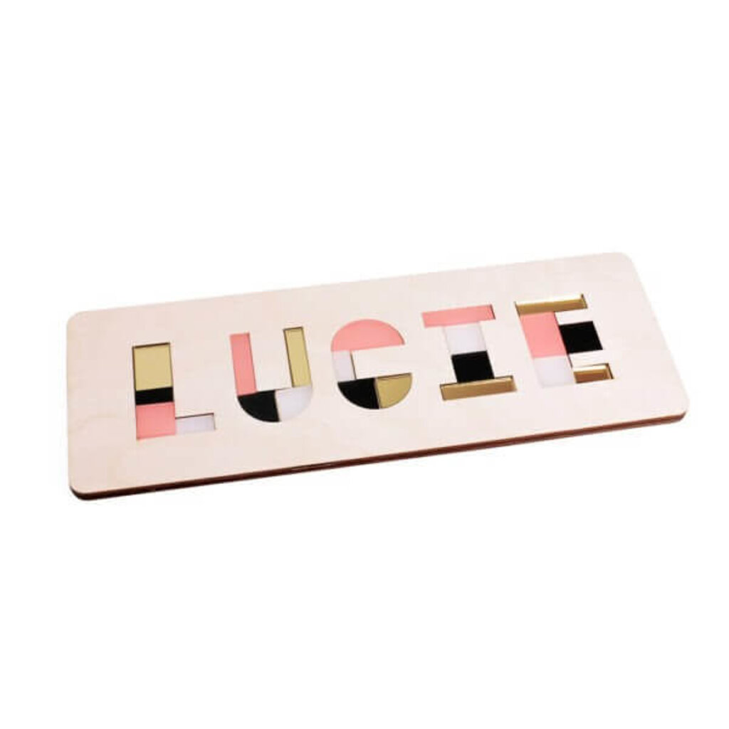 Naampuzzel Raspberry Gold