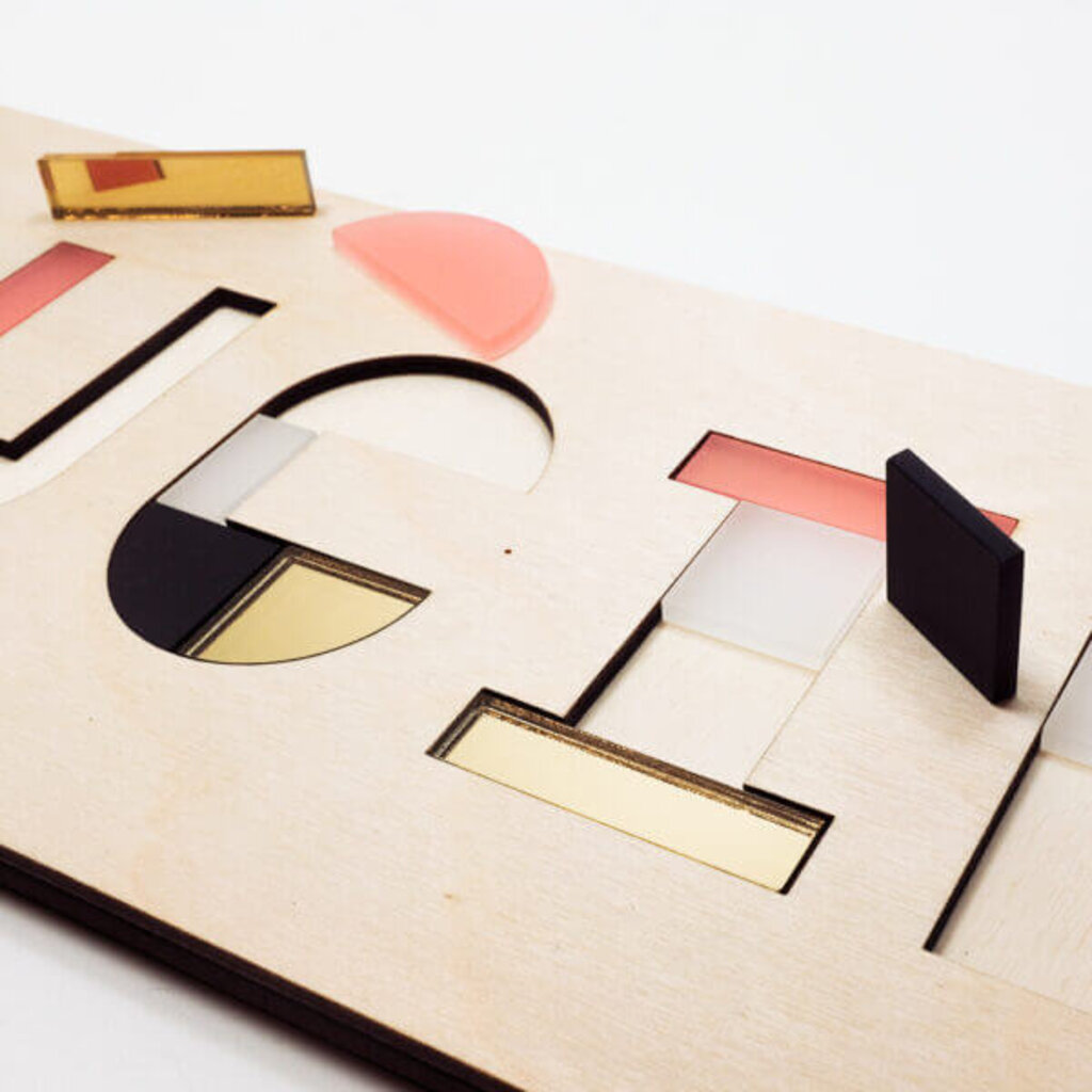 Naampuzzel Raspberry Gold