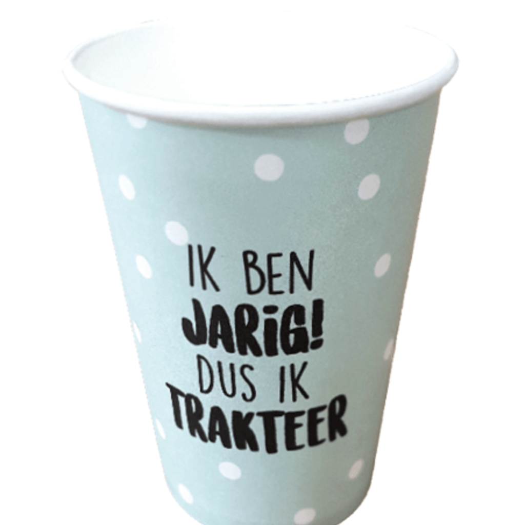 Beker Ik ben jarig, dus ik trakteer 5x