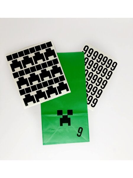 Traktatiestickers Minecraft