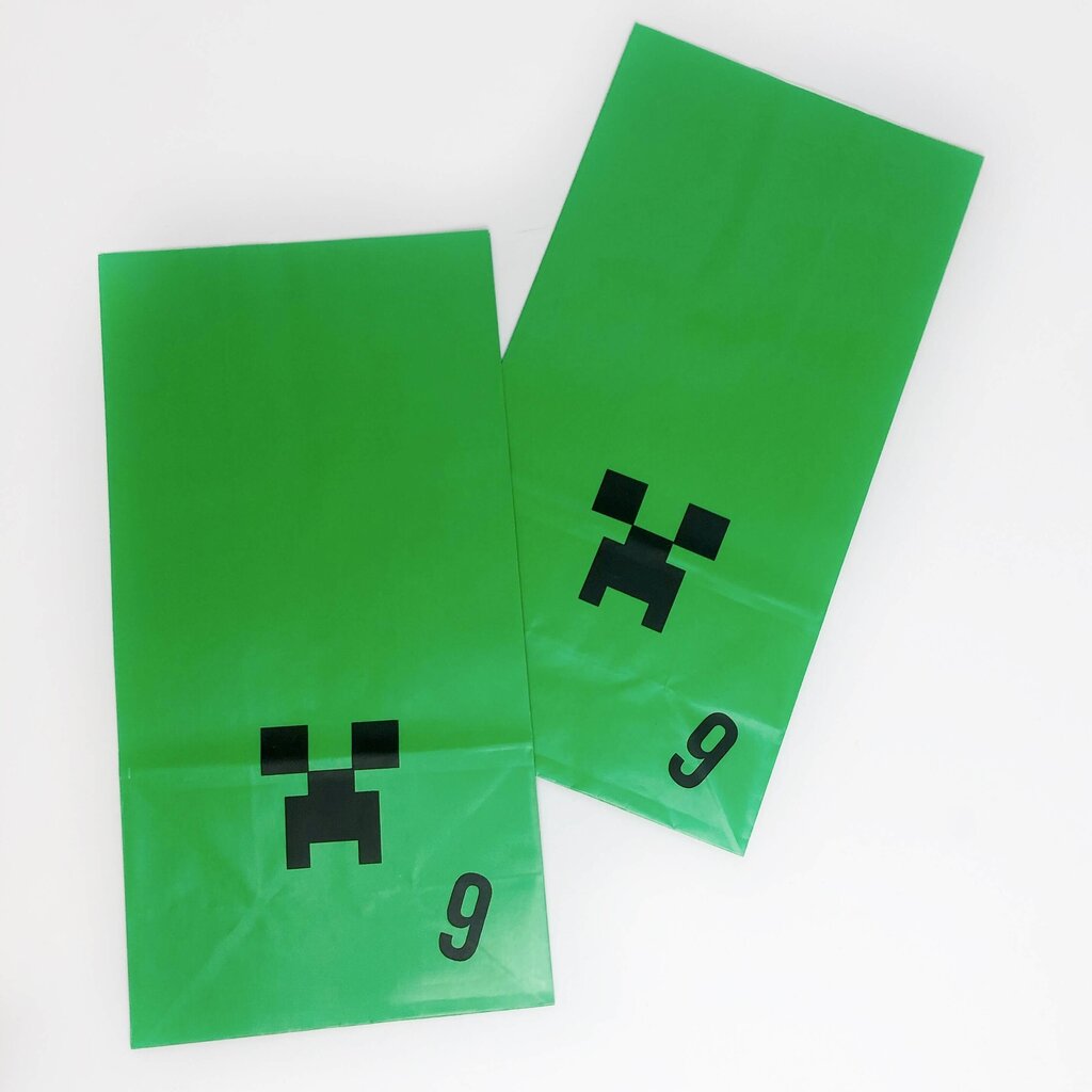 Traktatiestickers Minecraft