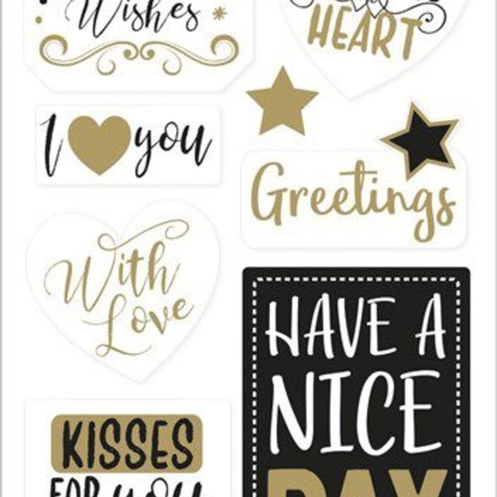 Stickervel Best wishes