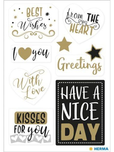 Stickervel Best wishes