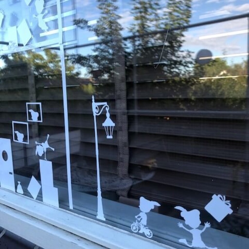 Raamsticker Pietenhuis