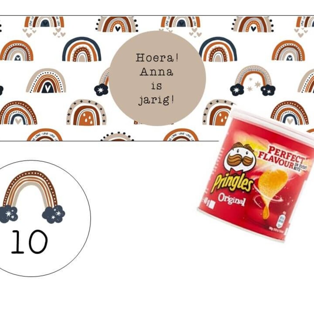 Printable Pringles Regenboog