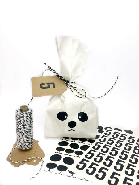 Traktatiestickers Panda