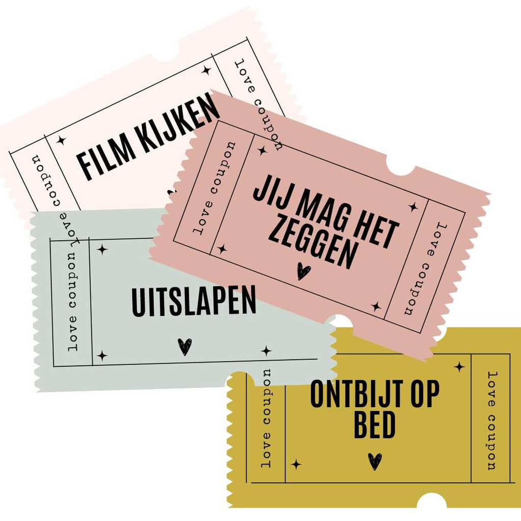 Printable Tegoedbonnen