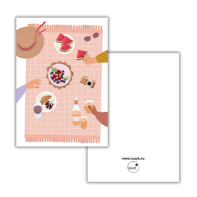  Kaart Picknick blanco