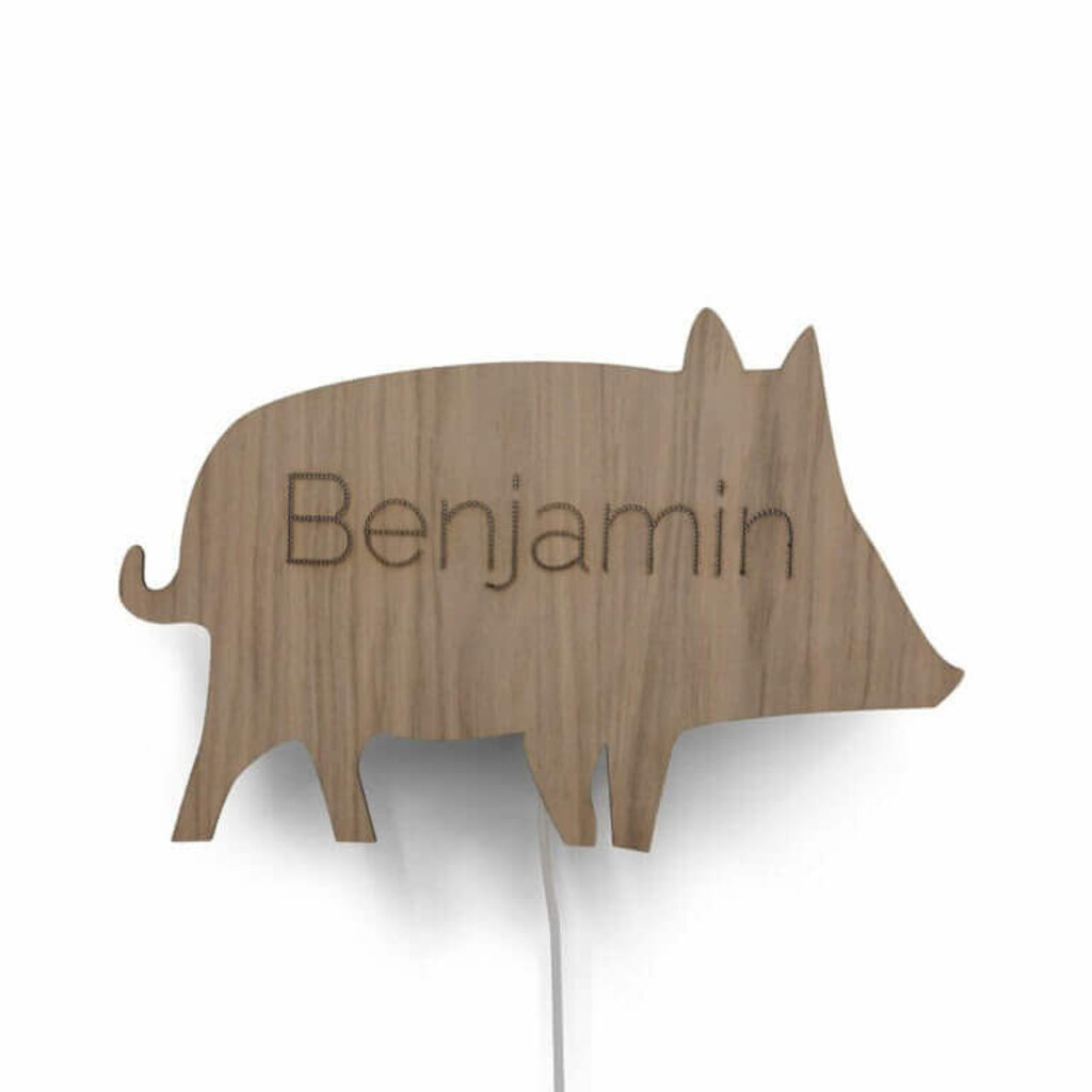 Wandlamp Zwijn