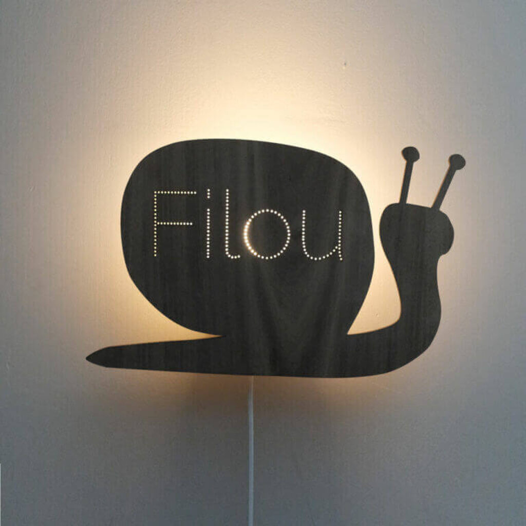 Wandlamp Slak