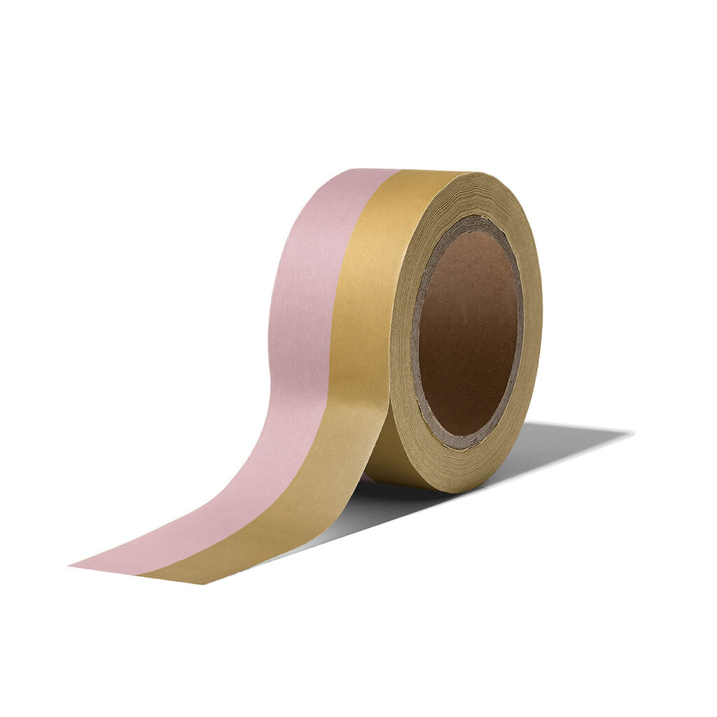 Washi tape Goud roze