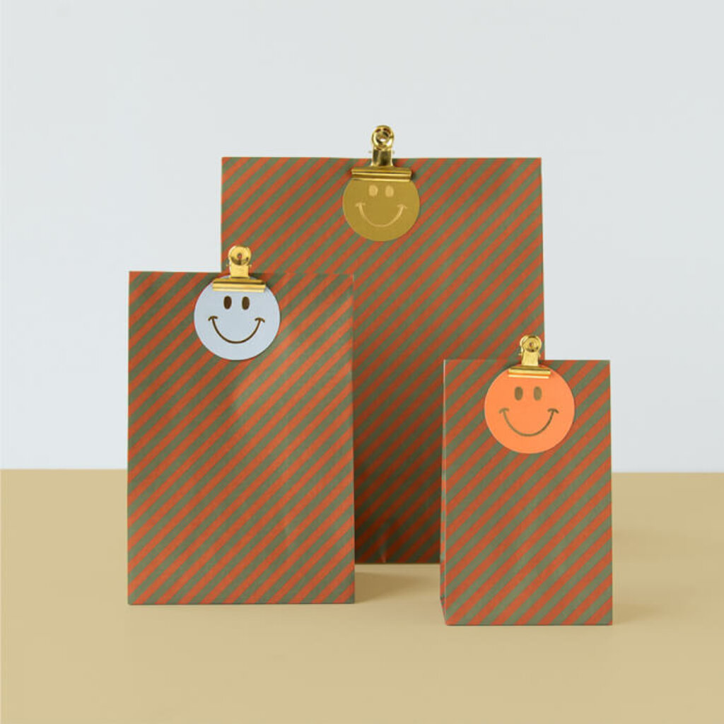 Cadeaulabels Smiley 4x