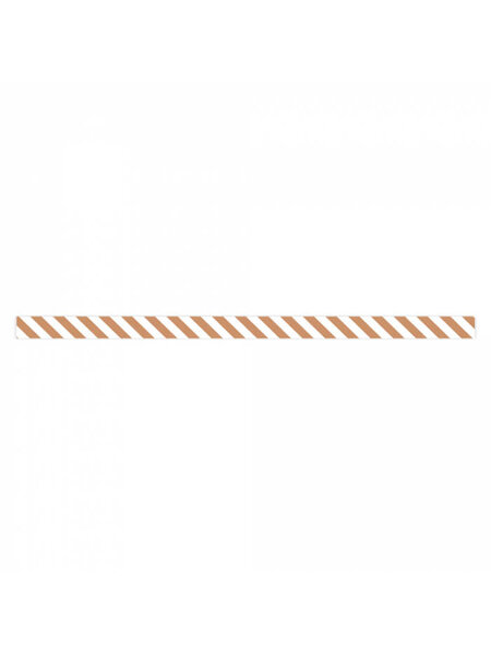Cadeaulint strepen old orange