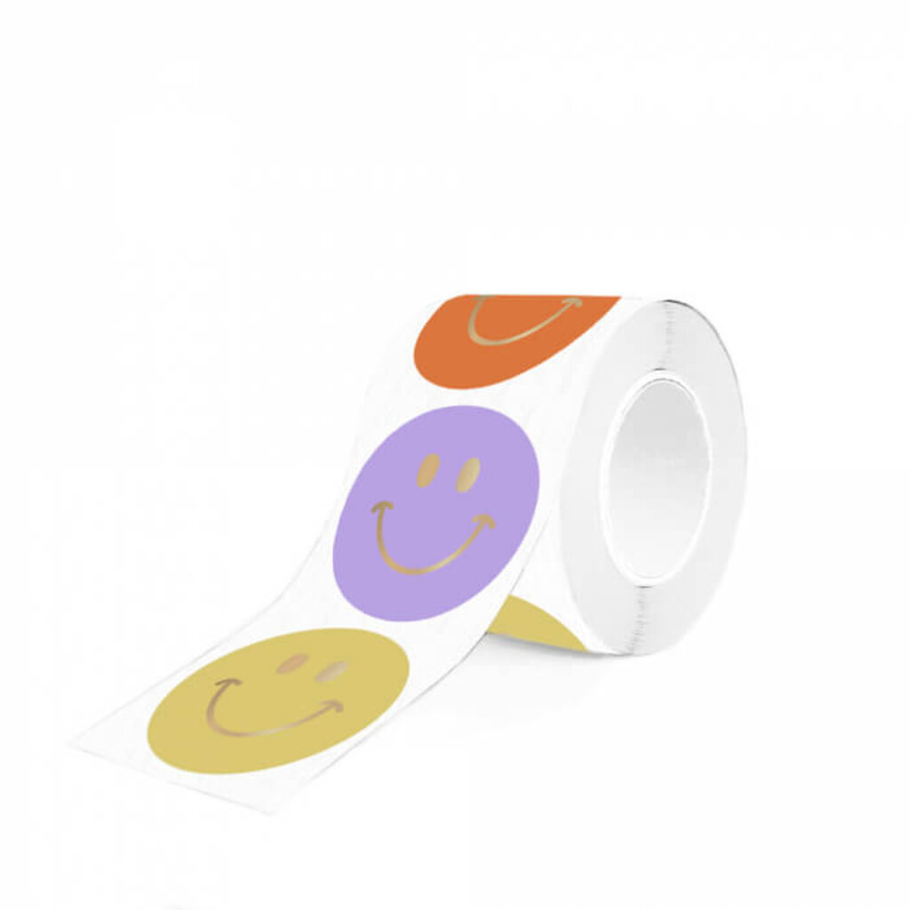 Sluitstickers Smileys 9x