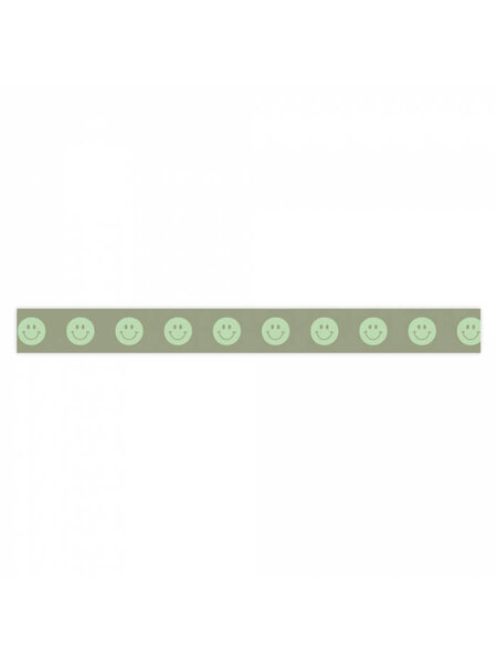 Cadeaulint Smiley Groen