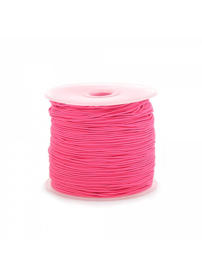 Elastiek neon roze