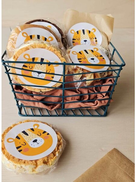 Koek stickers Tijger