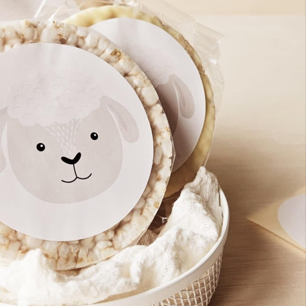 Koek stickers Schaap