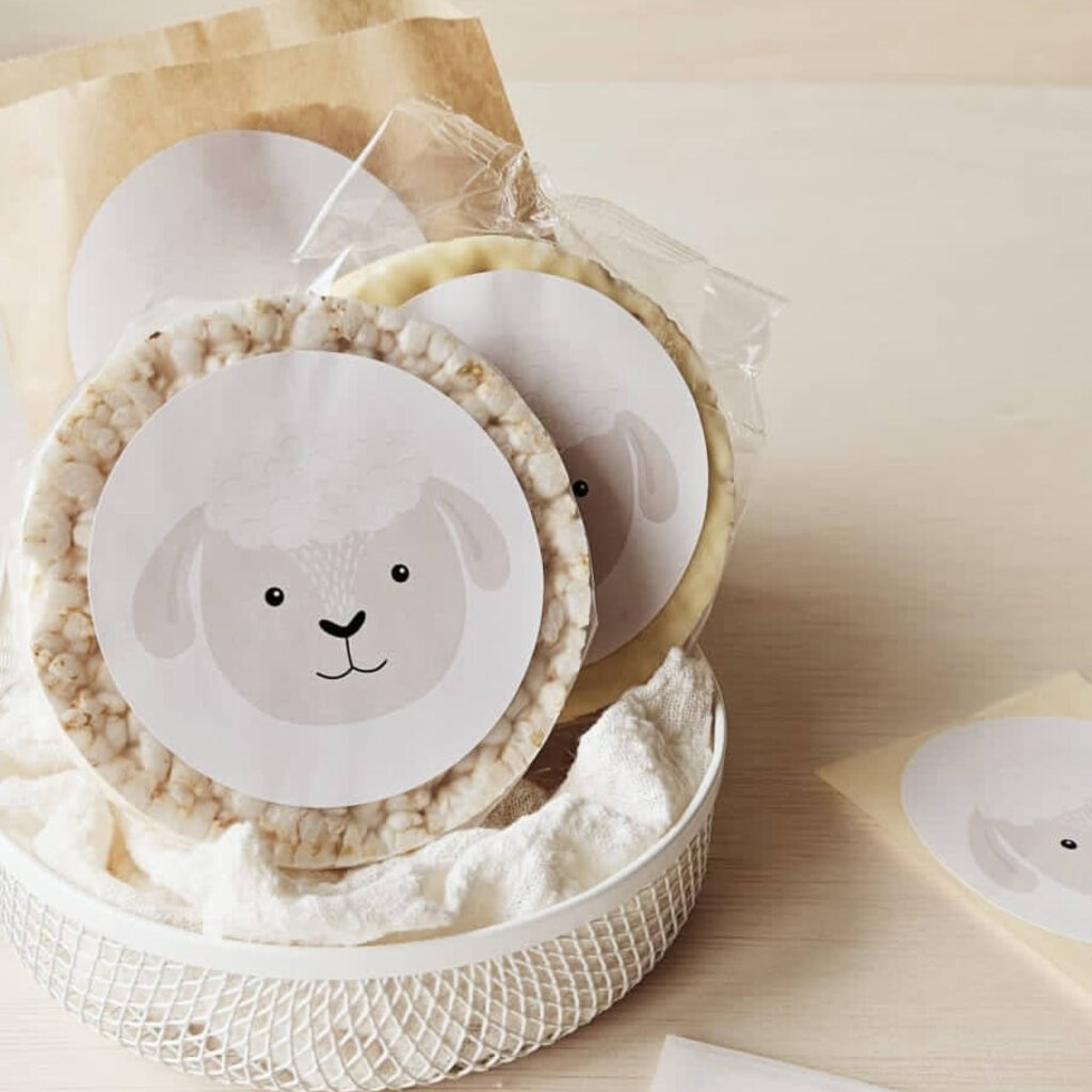 Koek stickers Schaap