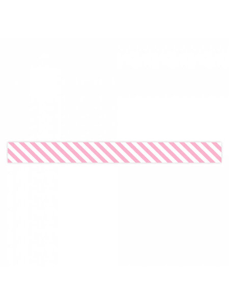 Cadeaulint strepen Candy Pink