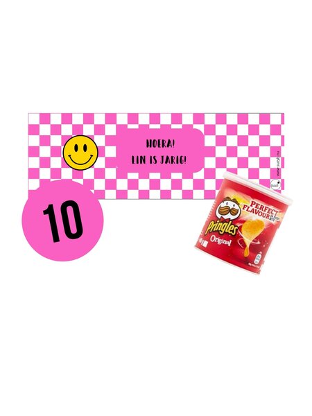 Printable Pringles  Smiley  Roze