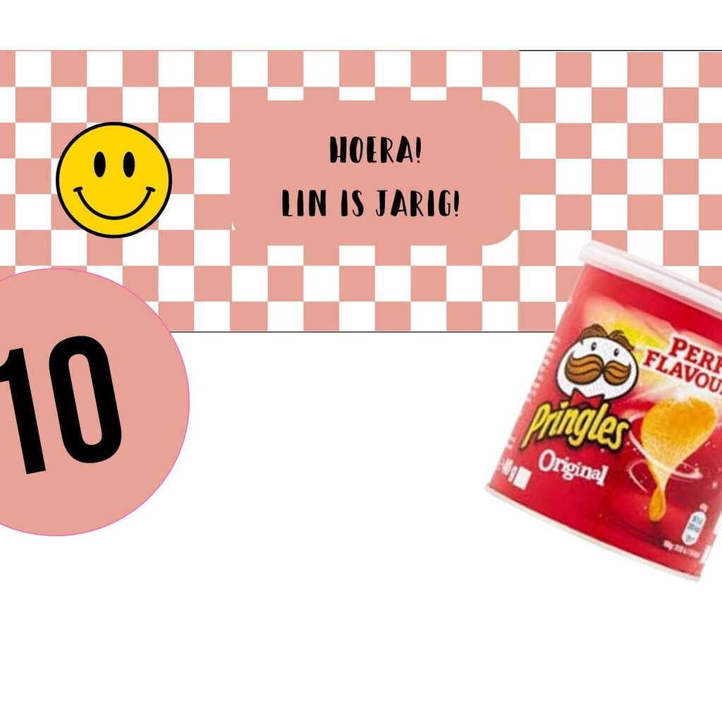 Printable Pringles  Smiley  Peach