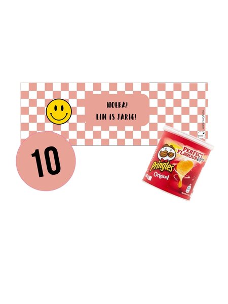 Printable Pringles  Smiley  Peach