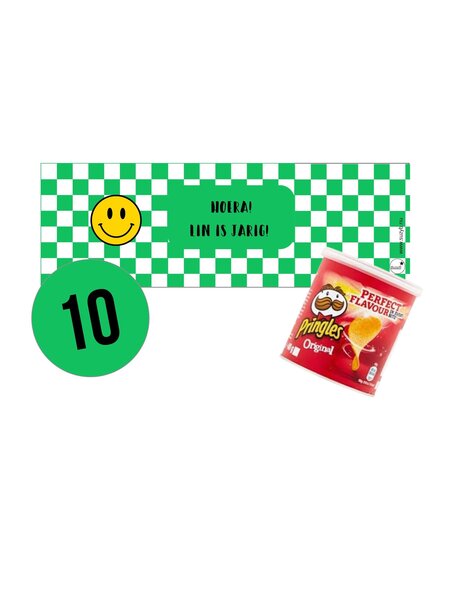 Printable Pringles  Smiley  Groen
