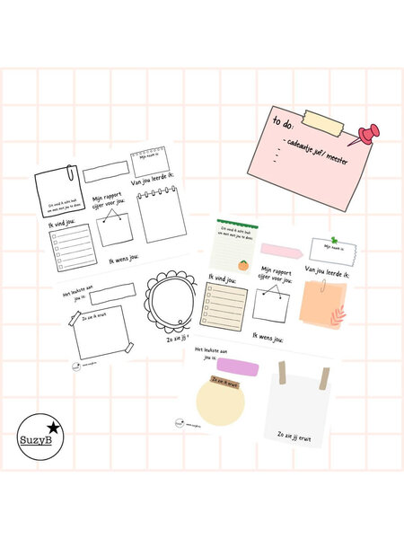 Printable voor de juf of meester