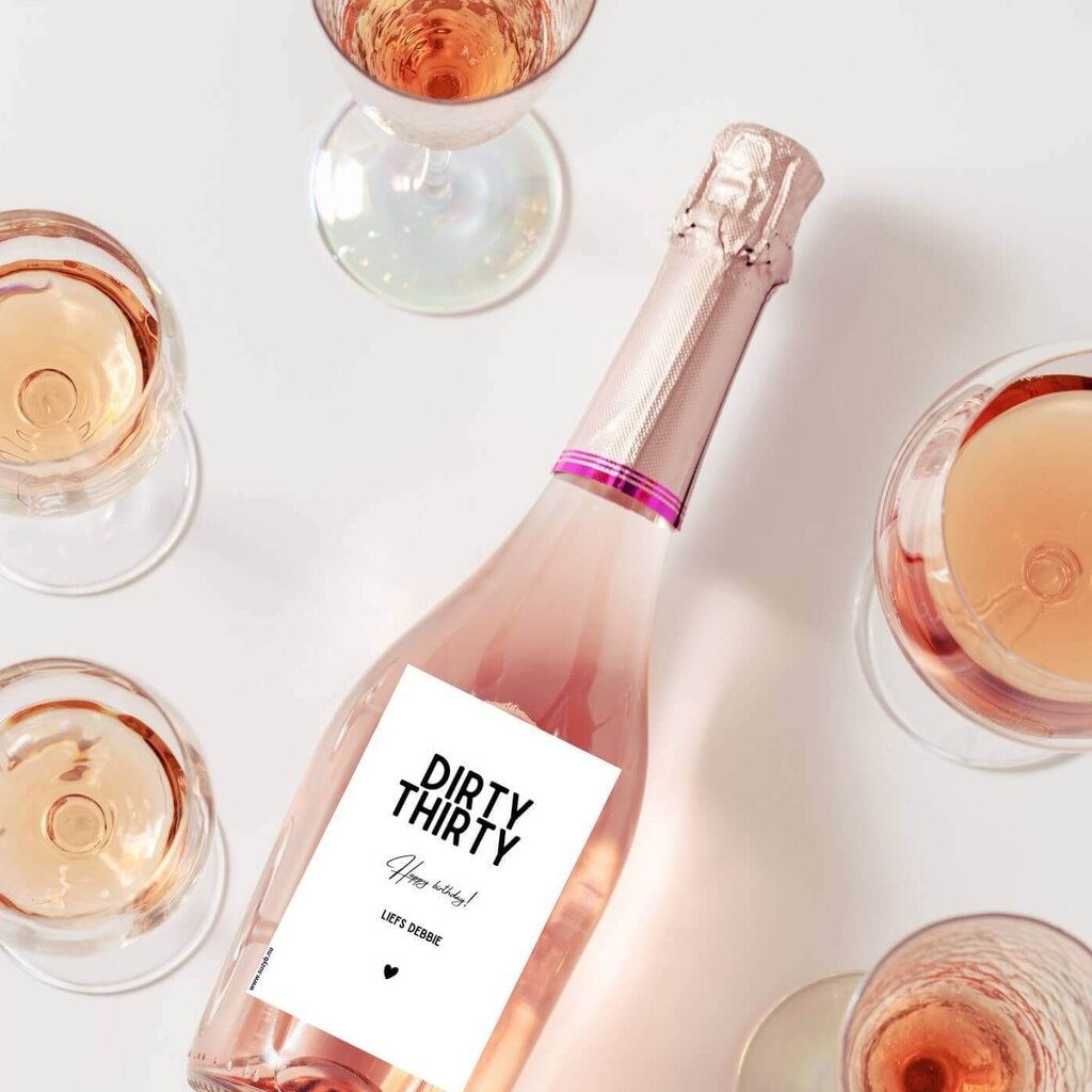Wijnetiket  Dirty Thirty