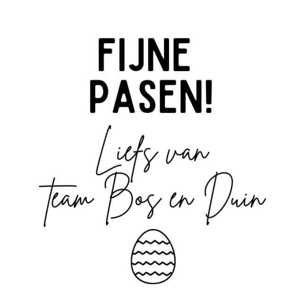 Sticker met naam  Fijne Pasen 10x