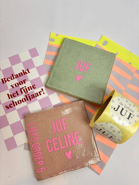 Tegeltje  juf