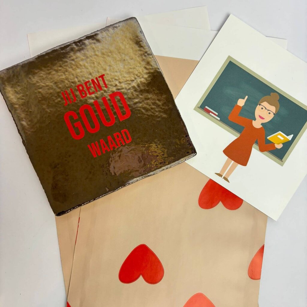 Tegeltje Jij bent goud waard