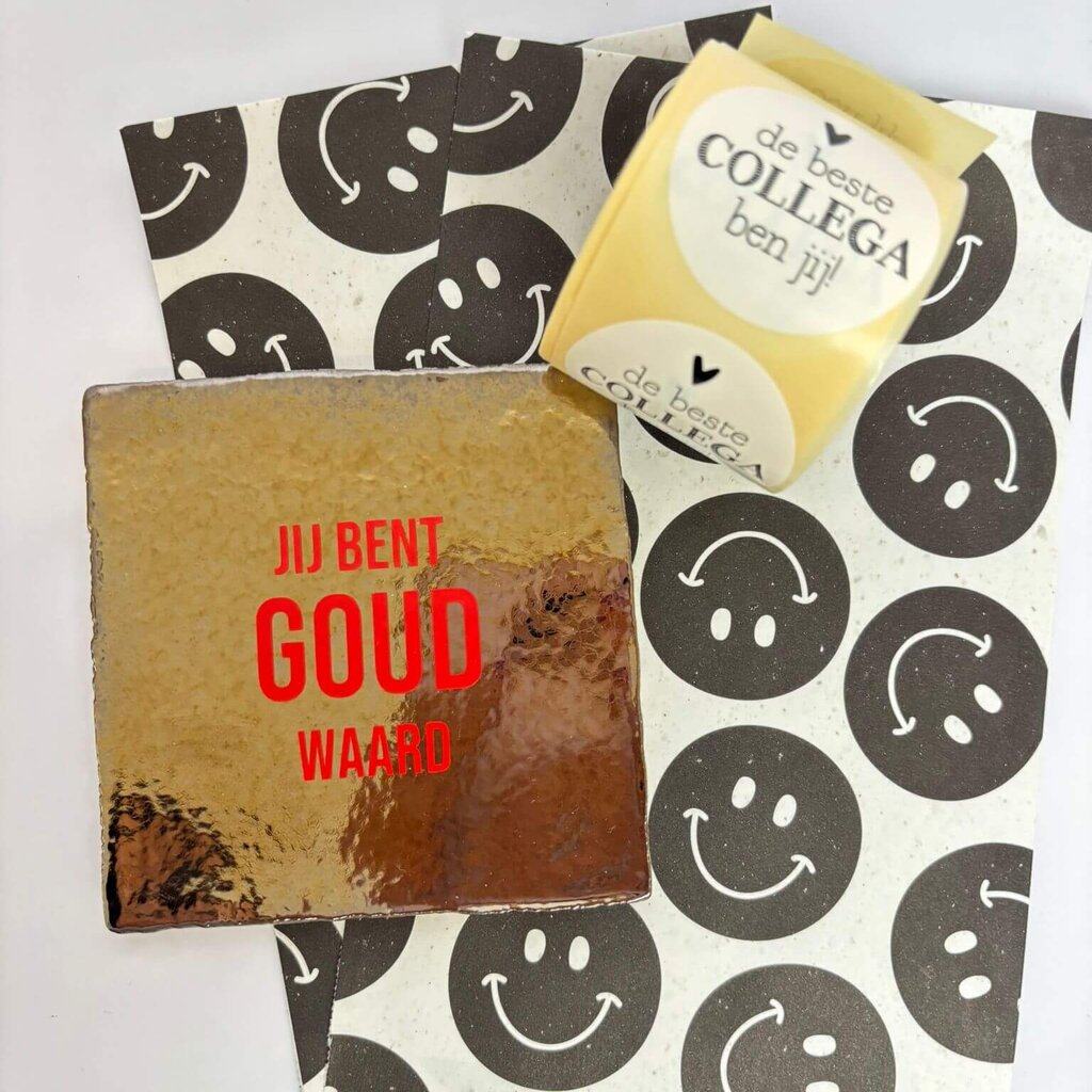 Tegeltje Jij bent goud waard