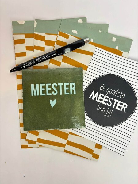 Tegeltje  Meester