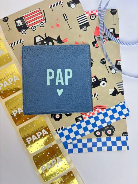 Tegeltje  pap of opa