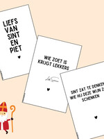 Wijnetiketten Sint (3x)