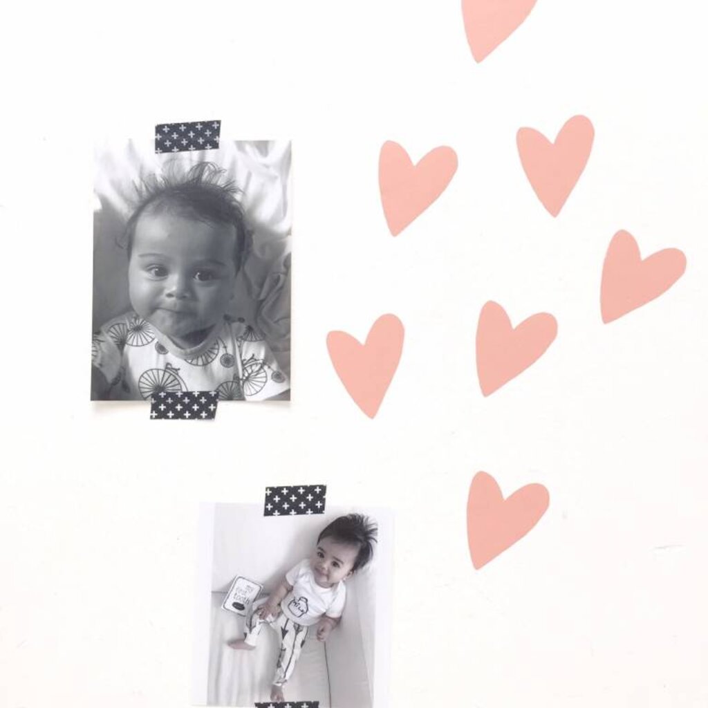 Muursticker hart (meerdere kleuren)