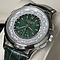 Patek Philippe World Time Flyback Chronograph 5930P-001, green, 2021, Platin, grün, unworn