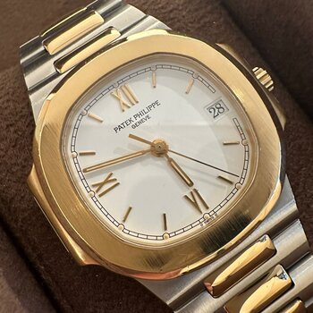 Patek Philippe Nautilus 3800/1, Extract from the Archives, sold 1995, unpolished, unpoliert, TOP