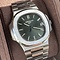 Patek Philippe Nautilus 5711/1A, GREEN FACTORY Dial + Orig Blue Dial, Box & Extract, Cal. 315, first series