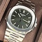Patek Philippe Nautilus 5711/1A, GREEN FACTORY Dial + Orig Blue Dial, Box & Extract, Cal. 315, first series