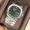 Patek Philippe Nautilus 5711/1A, GREEN FACTORY Dial + Orig Blue Dial, Box & Extract, Cal. 315, first series
