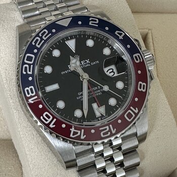 Rolex GMT-Master II 126710BLRO Pepsi, Eu, 12/2023 ungetragen, Schließe verklebt