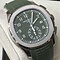 Patek Philippe Aquanaut 5968/G-010 2021, grün. green, whitegold, weißgold, 42mm, unpolished, TOP, unpoliert
