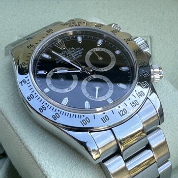 Rolex Daytona Ref.116520, Eu, 2009,  Box&Papers, TOP, schwarz